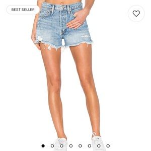 Agolde Parker Vintage Cut Off Short in Swapmeet